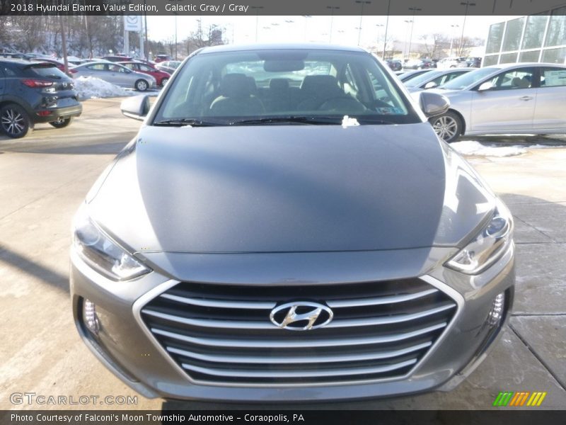 Galactic Gray / Gray 2018 Hyundai Elantra Value Edition