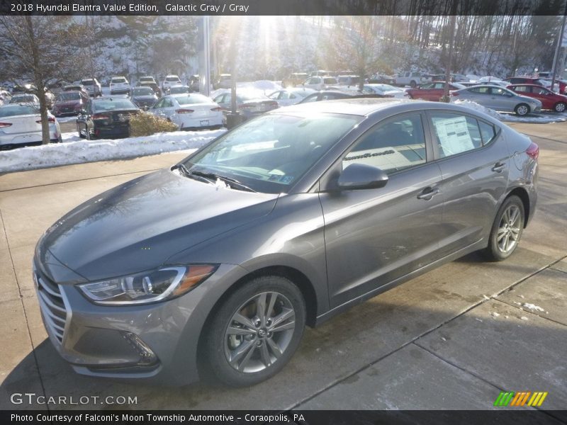 Galactic Gray / Gray 2018 Hyundai Elantra Value Edition