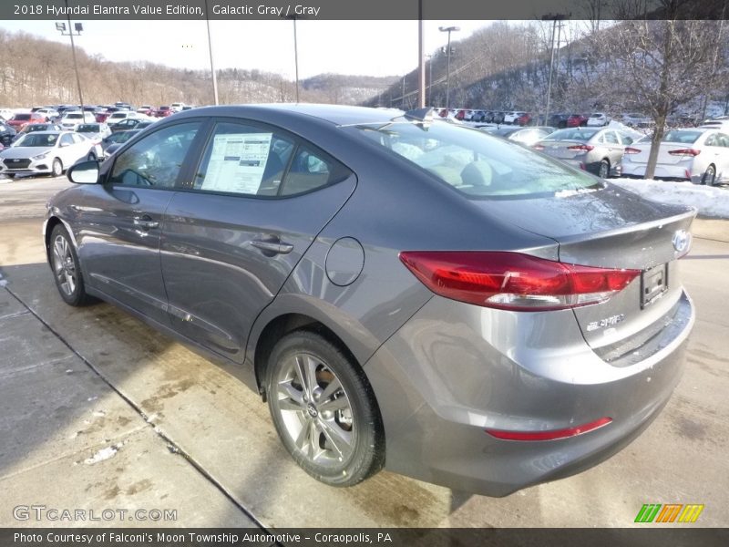 Galactic Gray / Gray 2018 Hyundai Elantra Value Edition