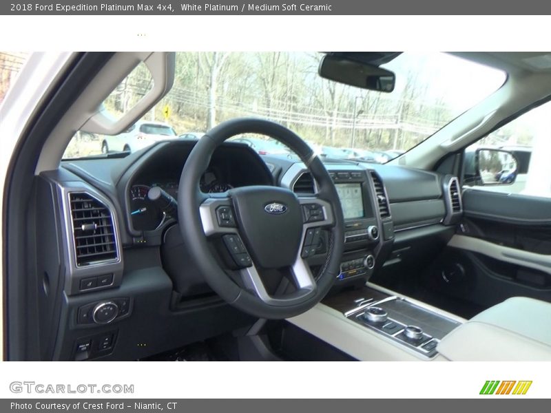 White Platinum / Medium Soft Ceramic 2018 Ford Expedition Platinum Max 4x4