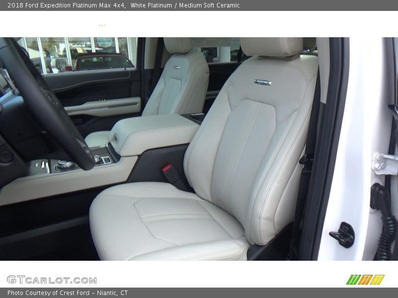 White Platinum / Medium Soft Ceramic 2018 Ford Expedition Platinum Max 4x4