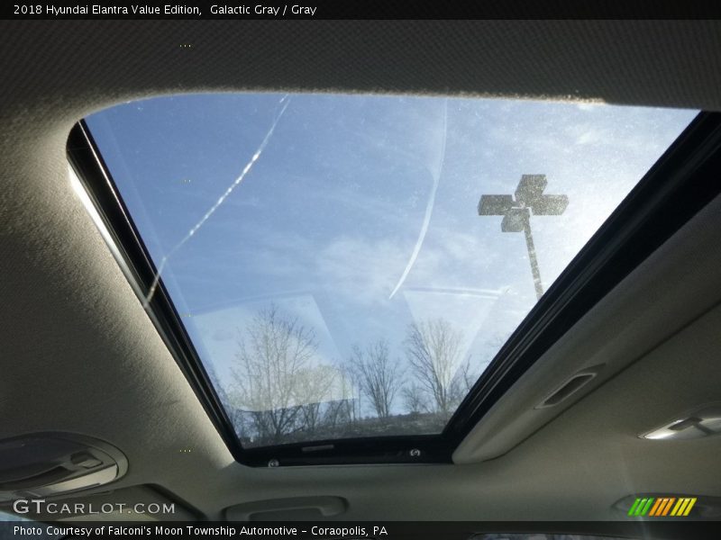 Galactic Gray / Gray 2018 Hyundai Elantra Value Edition