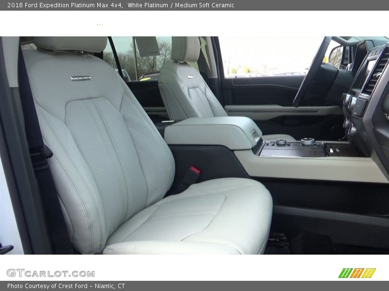 White Platinum / Medium Soft Ceramic 2018 Ford Expedition Platinum Max 4x4