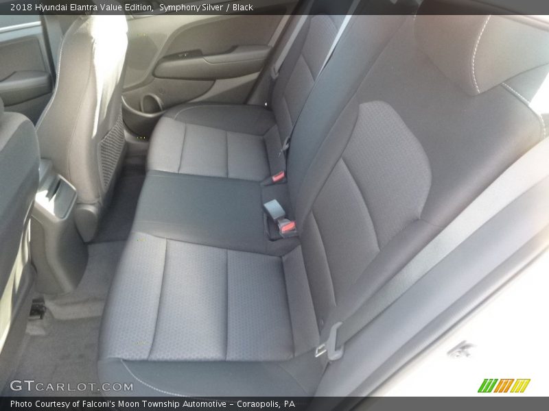 Symphony Silver / Black 2018 Hyundai Elantra Value Edition