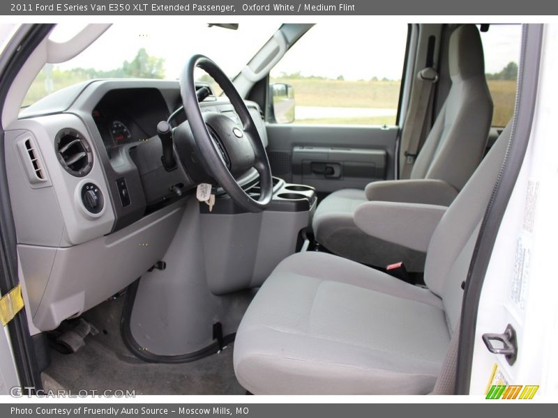 Oxford White / Medium Flint 2011 Ford E Series Van E350 XLT Extended Passenger