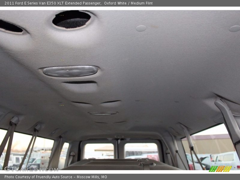 Oxford White / Medium Flint 2011 Ford E Series Van E350 XLT Extended Passenger