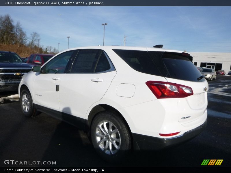 Summit White / Jet Black 2018 Chevrolet Equinox LT AWD