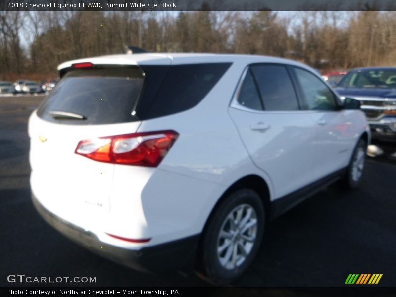 Summit White / Jet Black 2018 Chevrolet Equinox LT AWD