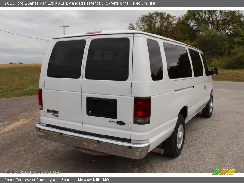 Oxford White / Medium Flint 2011 Ford E Series Van E350 XLT Extended Passenger