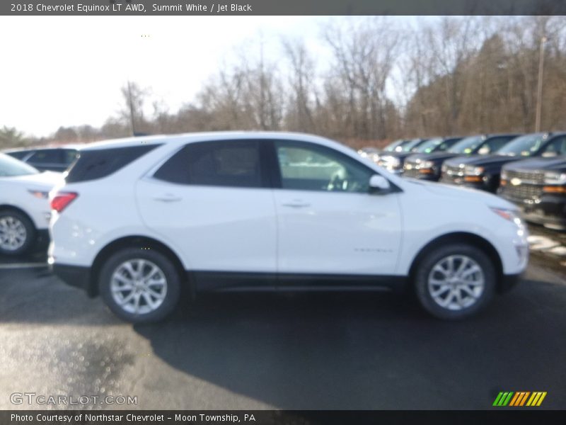 Summit White / Jet Black 2018 Chevrolet Equinox LT AWD
