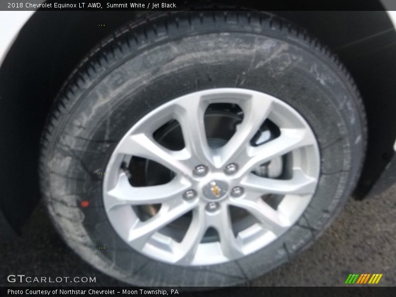 Summit White / Jet Black 2018 Chevrolet Equinox LT AWD