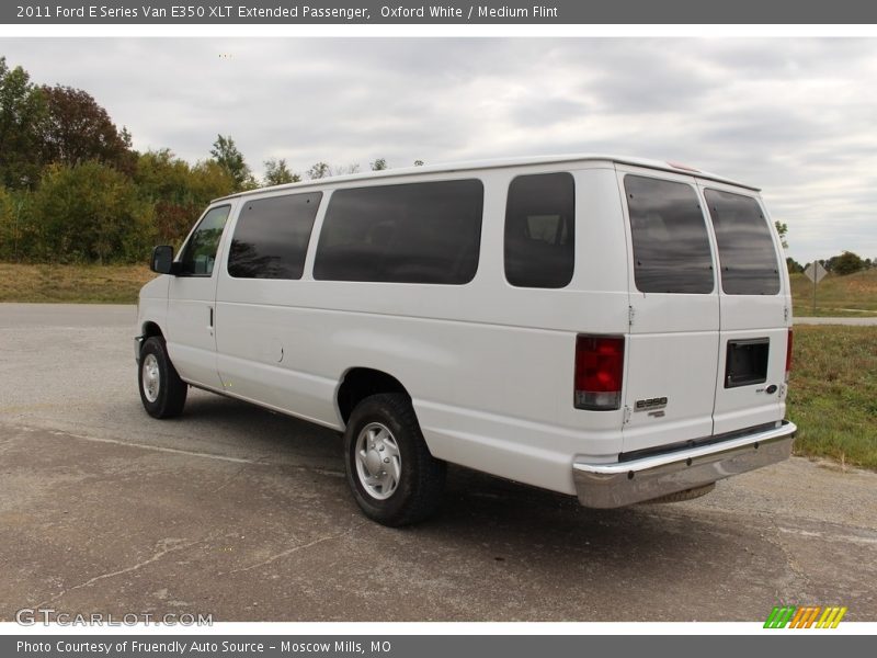 Oxford White / Medium Flint 2011 Ford E Series Van E350 XLT Extended Passenger