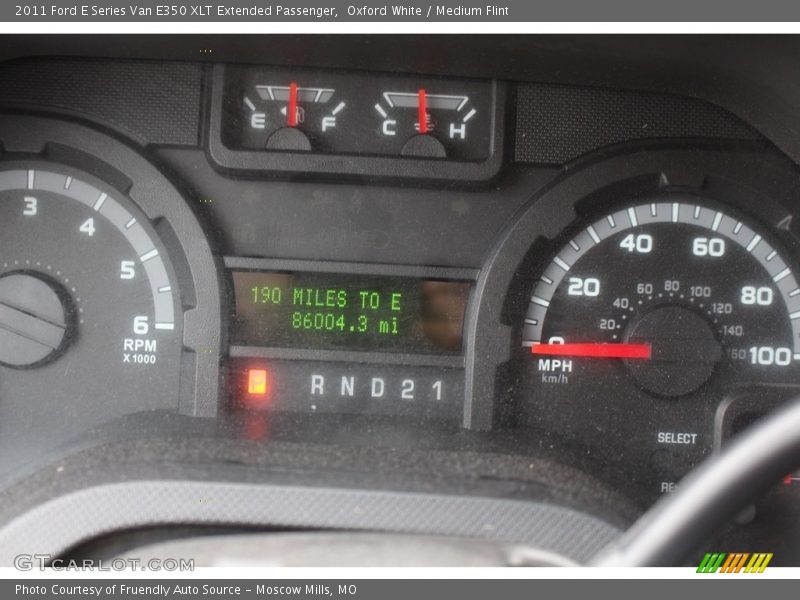 Oxford White / Medium Flint 2011 Ford E Series Van E350 XLT Extended Passenger