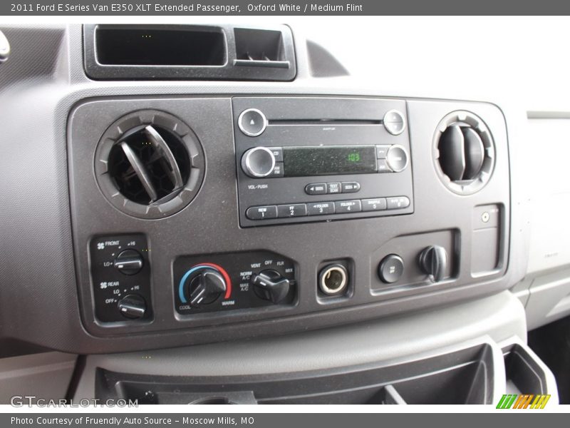 Oxford White / Medium Flint 2011 Ford E Series Van E350 XLT Extended Passenger