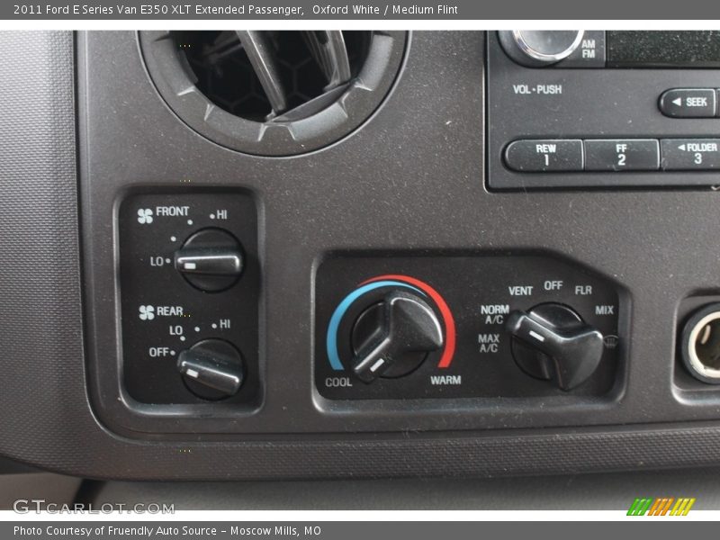 Oxford White / Medium Flint 2011 Ford E Series Van E350 XLT Extended Passenger