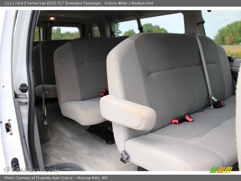 Oxford White / Medium Flint 2011 Ford E Series Van E350 XLT Extended Passenger
