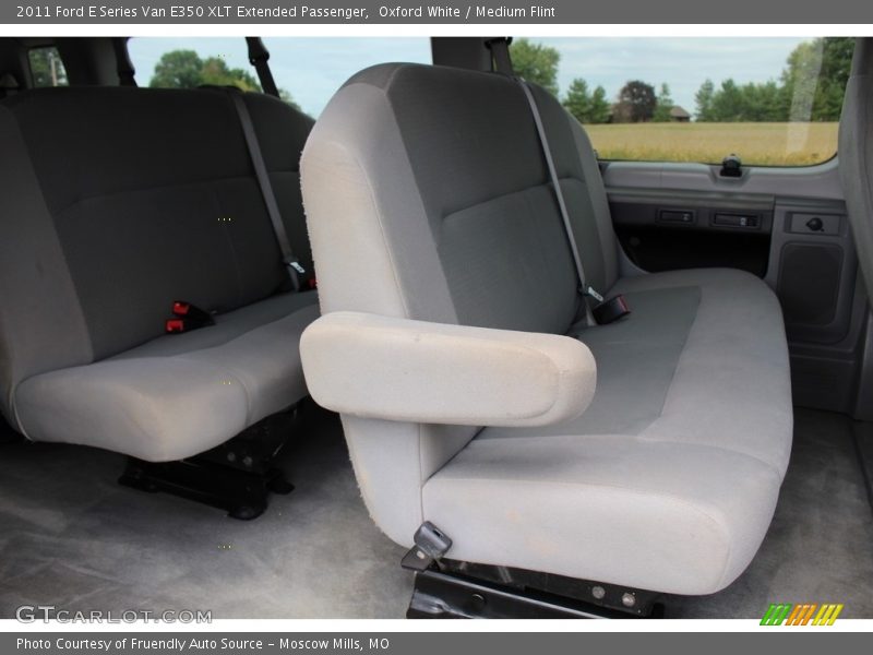 Oxford White / Medium Flint 2011 Ford E Series Van E350 XLT Extended Passenger