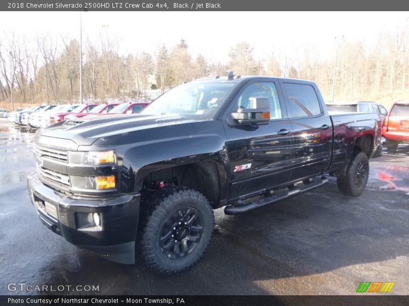 Black / Jet Black 2018 Chevrolet Silverado 2500HD LTZ Crew Cab 4x4