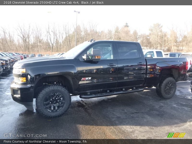 Black / Jet Black 2018 Chevrolet Silverado 2500HD LTZ Crew Cab 4x4