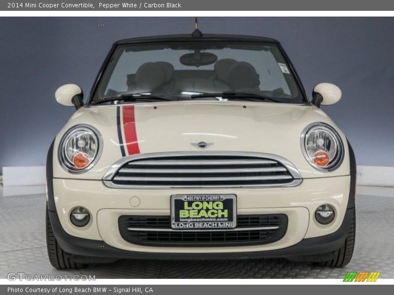 Pepper White / Carbon Black 2014 Mini Cooper Convertible