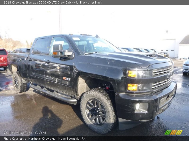 Black / Jet Black 2018 Chevrolet Silverado 2500HD LTZ Crew Cab 4x4