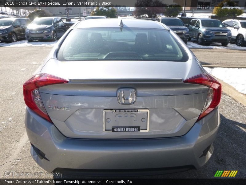 Lunar Silver Metallic / Black 2018 Honda Civic EX-T Sedan