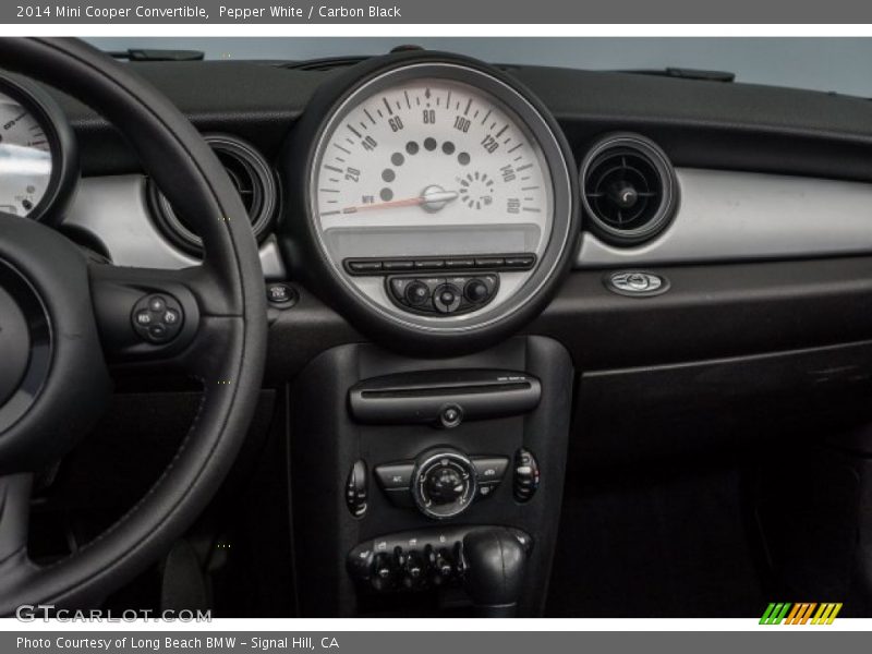 Pepper White / Carbon Black 2014 Mini Cooper Convertible