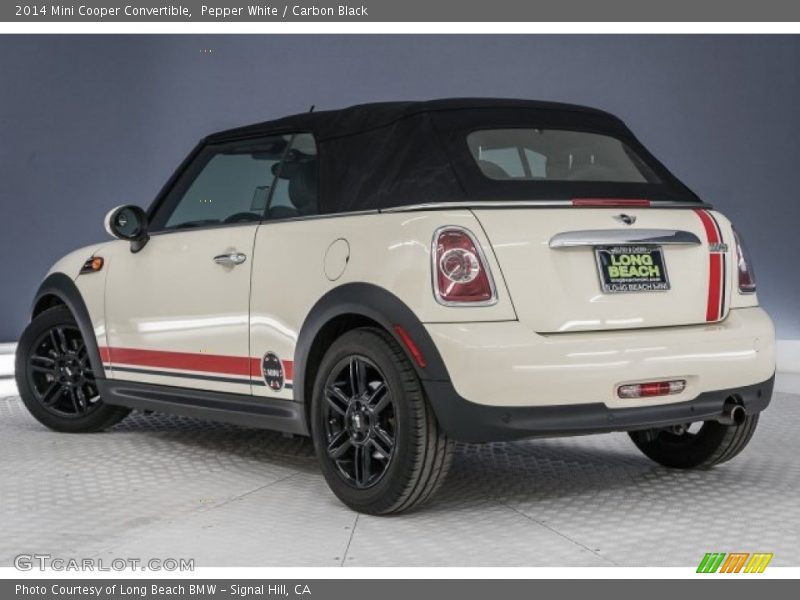 Pepper White / Carbon Black 2014 Mini Cooper Convertible