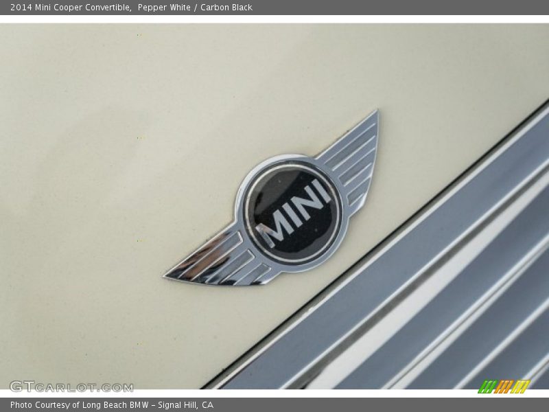 Pepper White / Carbon Black 2014 Mini Cooper Convertible