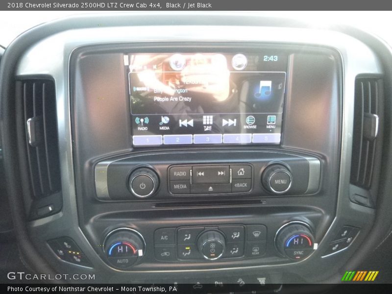 Black / Jet Black 2018 Chevrolet Silverado 2500HD LTZ Crew Cab 4x4