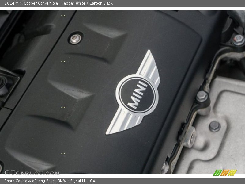 Pepper White / Carbon Black 2014 Mini Cooper Convertible
