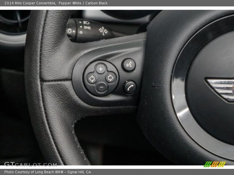Pepper White / Carbon Black 2014 Mini Cooper Convertible