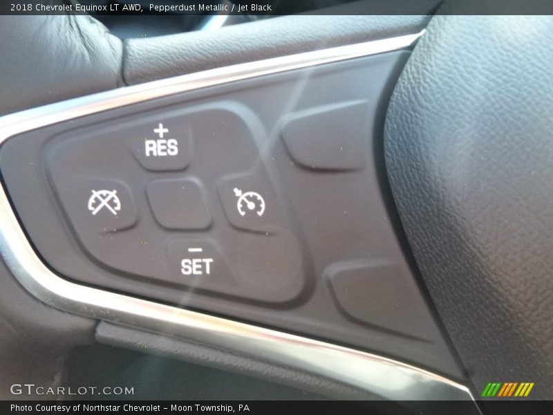 Pepperdust Metallic / Jet Black 2018 Chevrolet Equinox LT AWD