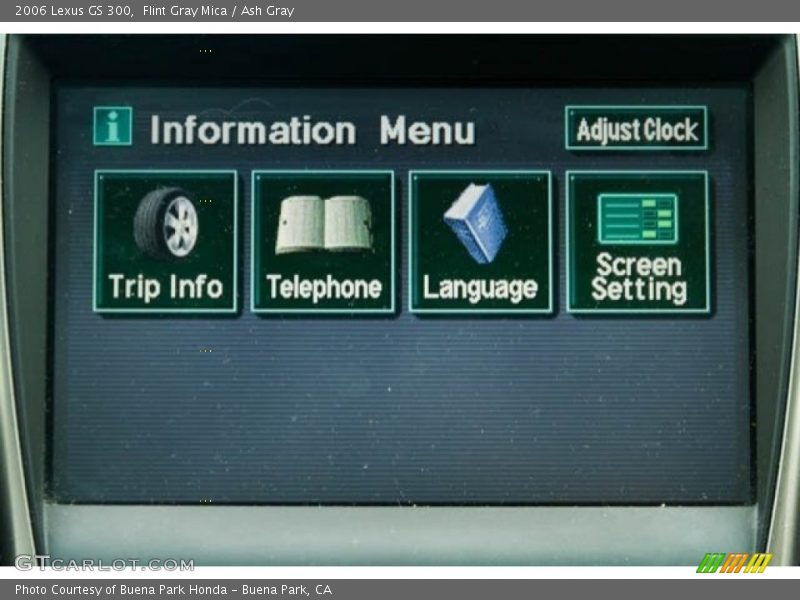 Flint Gray Mica / Ash Gray 2006 Lexus GS 300