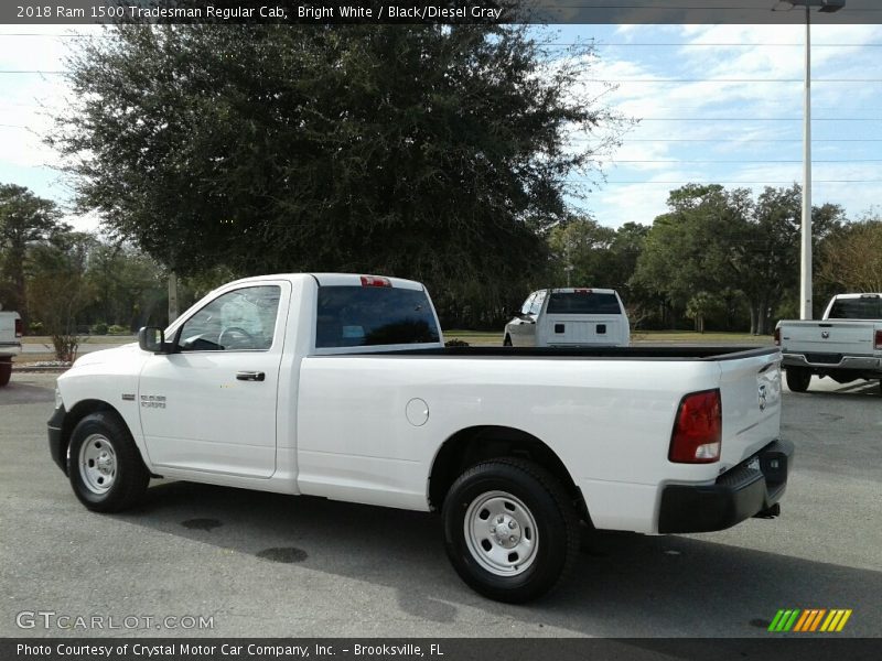 Bright White / Black/Diesel Gray 2018 Ram 1500 Tradesman Regular Cab