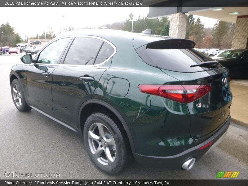 Verde Visconti Metallic (Green) / Black/Black 2018 Alfa Romeo Stelvio AWD