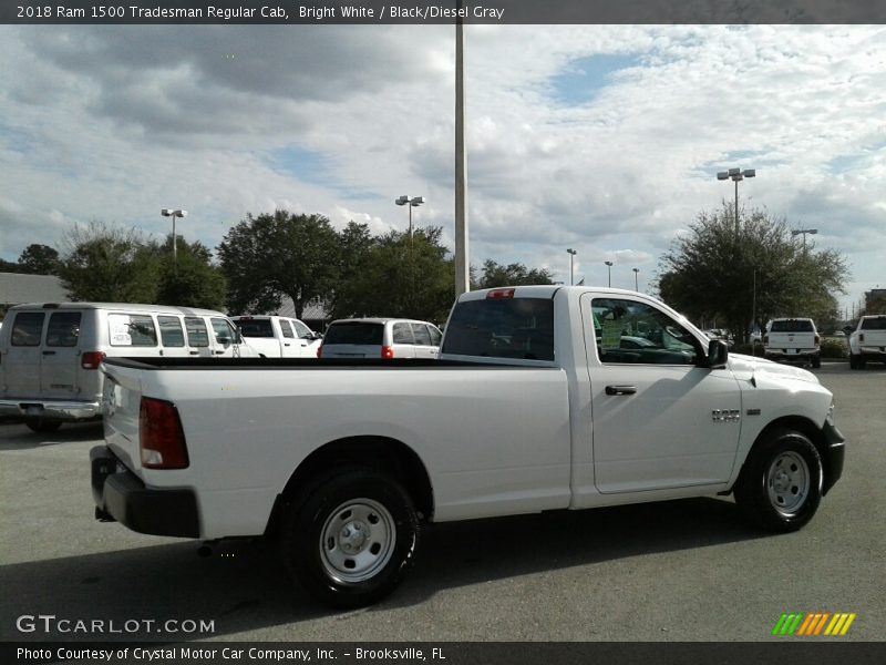 Bright White / Black/Diesel Gray 2018 Ram 1500 Tradesman Regular Cab