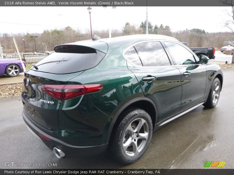 Verde Visconti Metallic (Green) / Black/Black 2018 Alfa Romeo Stelvio AWD