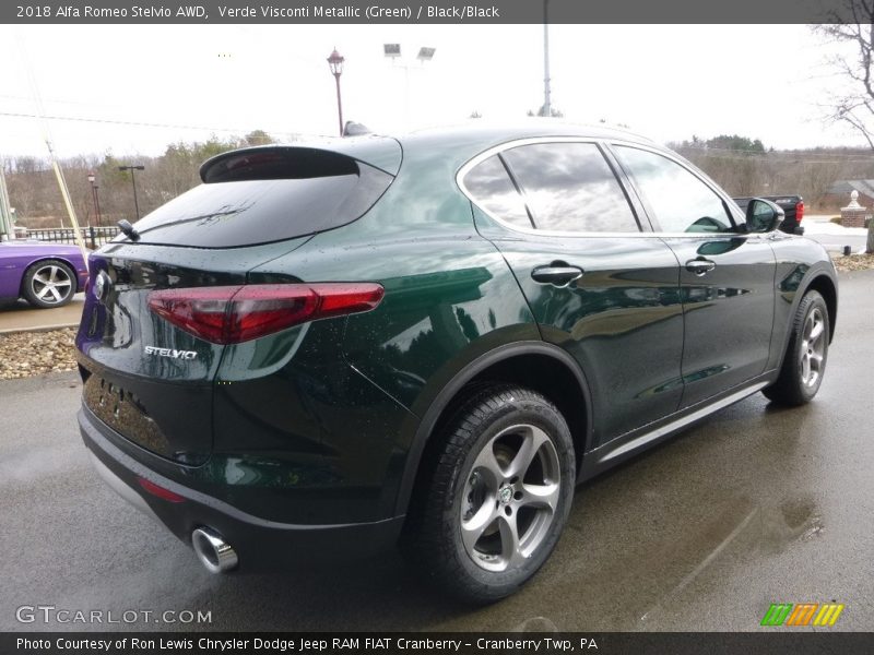 Verde Visconti Metallic (Green) / Black/Black 2018 Alfa Romeo Stelvio AWD