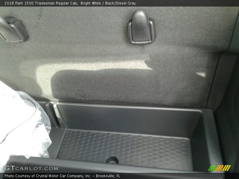 Bright White / Black/Diesel Gray 2018 Ram 1500 Tradesman Regular Cab