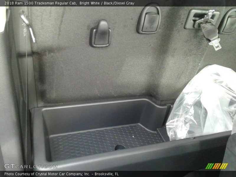 Bright White / Black/Diesel Gray 2018 Ram 1500 Tradesman Regular Cab
