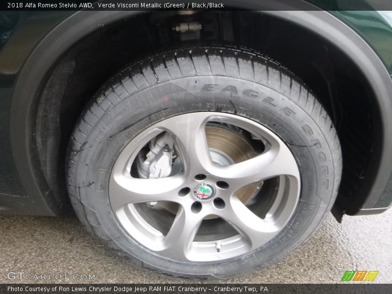 Verde Visconti Metallic (Green) / Black/Black 2018 Alfa Romeo Stelvio AWD