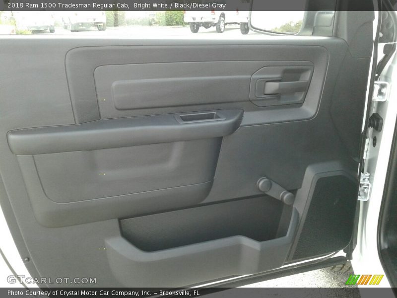 Bright White / Black/Diesel Gray 2018 Ram 1500 Tradesman Regular Cab