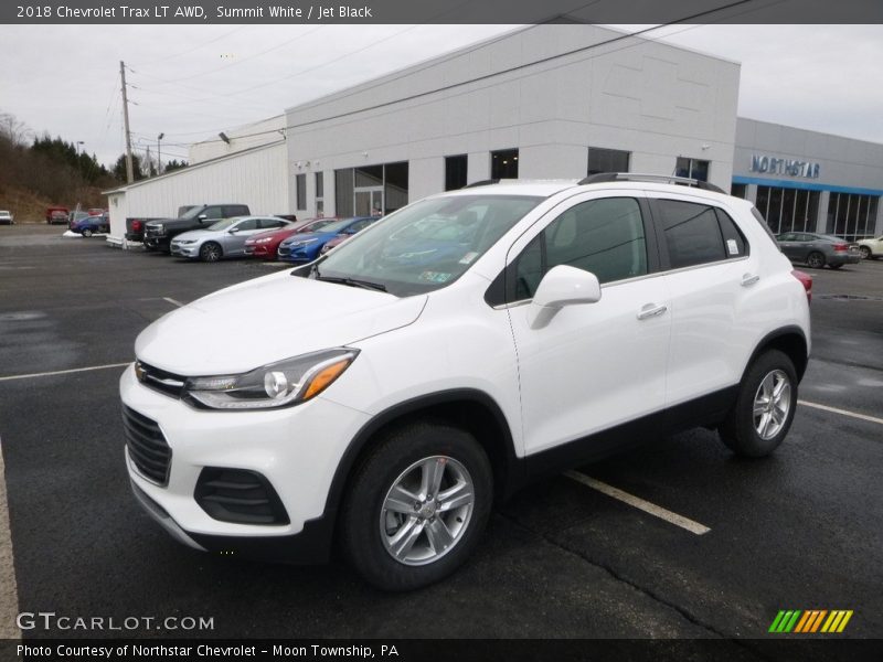 Summit White / Jet Black 2018 Chevrolet Trax LT AWD