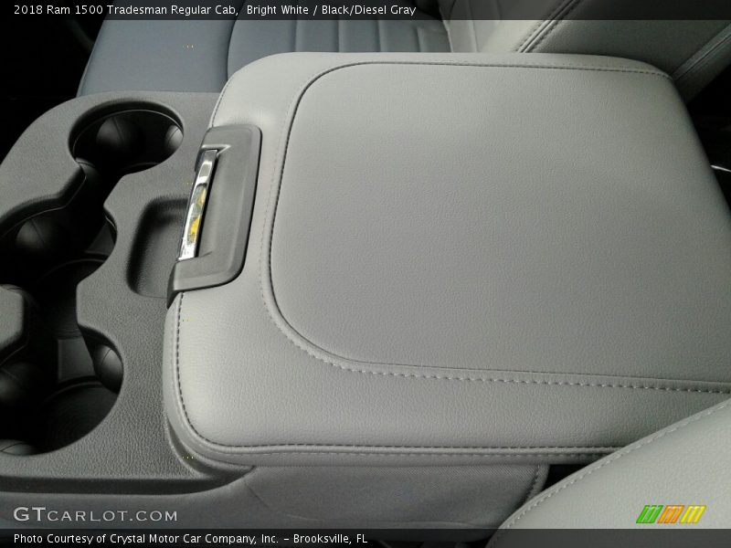 Bright White / Black/Diesel Gray 2018 Ram 1500 Tradesman Regular Cab