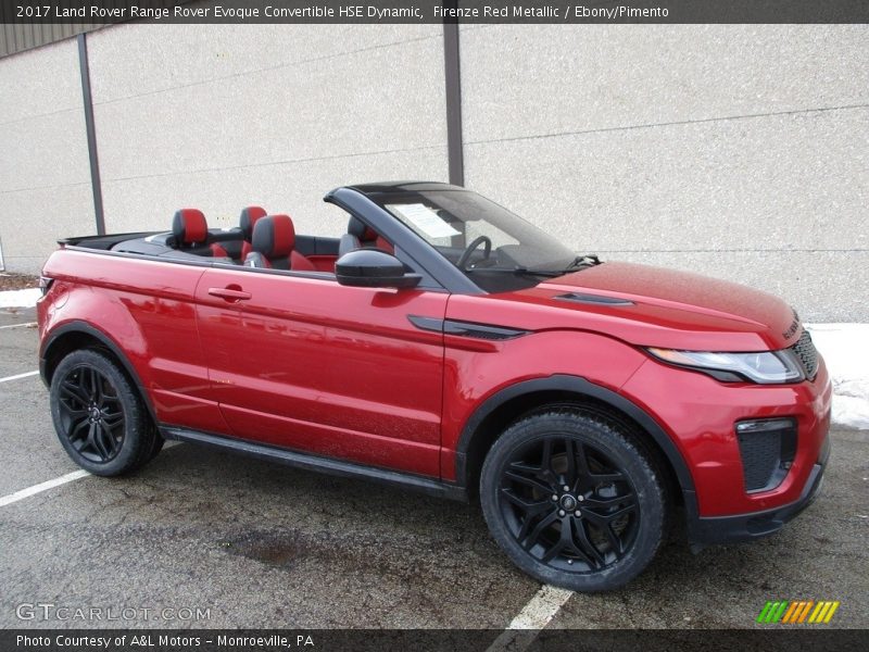  2017 Range Rover Evoque Convertible HSE Dynamic Firenze Red Metallic