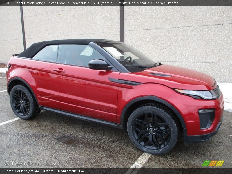  2017 Range Rover Evoque Convertible HSE Dynamic Firenze Red Metallic