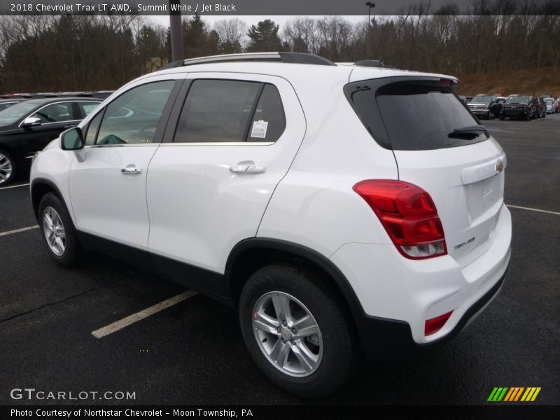 Summit White / Jet Black 2018 Chevrolet Trax LT AWD