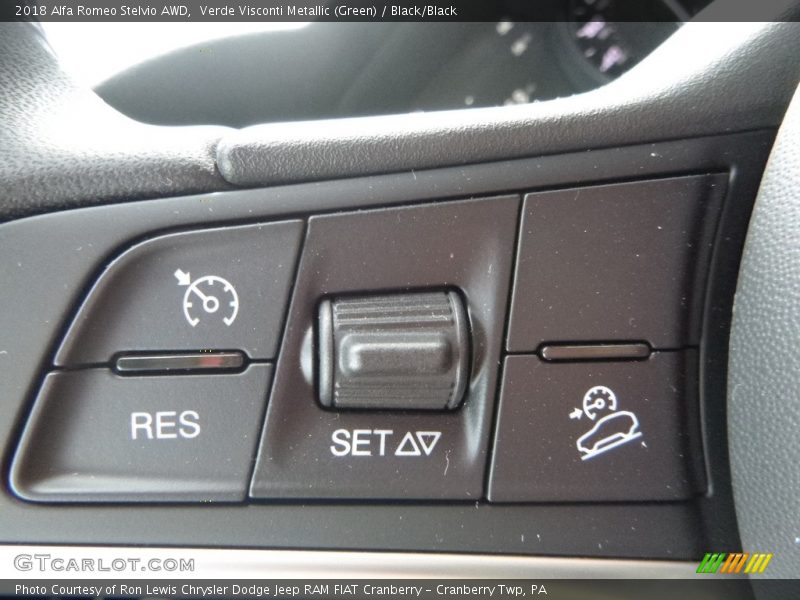 Verde Visconti Metallic (Green) / Black/Black 2018 Alfa Romeo Stelvio AWD