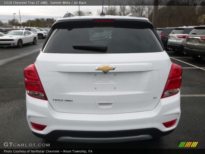 Summit White / Jet Black 2018 Chevrolet Trax LT AWD